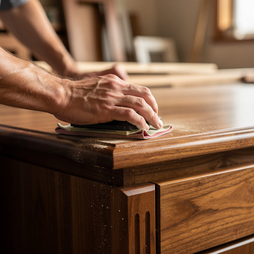 Ogden Woodworking custom countertop and finish carpentry work in a Goleta home